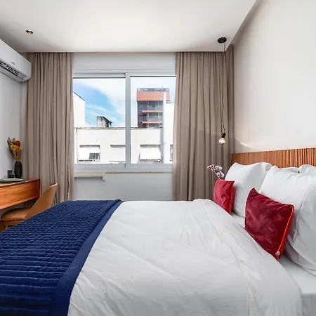 Unhotel - Studio Design Moderno, Av Atlantica - Praia De Copacabana-3