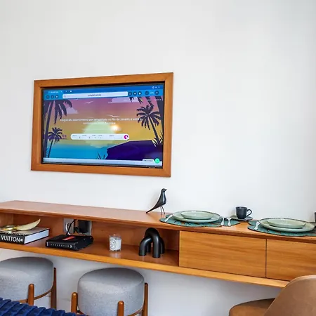 Unhotel - Studio Design Moderno, Av Atlantica - Praia De Copacabana-2